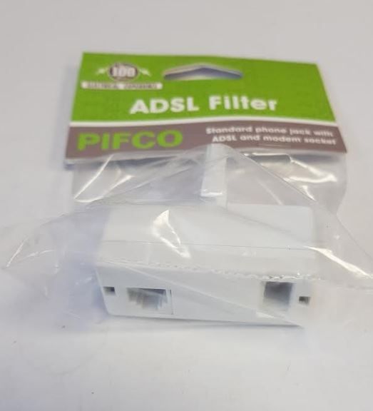 ADSL Filter - Standard Phone Jack With ADSL And Modem Socket