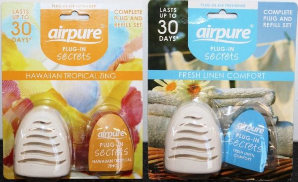 Airpure Discreet Plug-in Air Freshener Complete Set - Assorted Scents