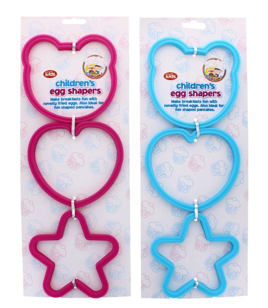 Children'S Egg Shapers - Pack Of 3 - 2 Assorted Colours