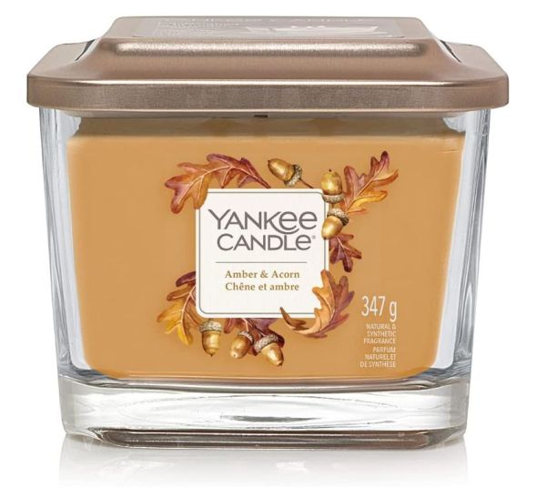 Yankee Candle - Elevation Collection with Platform Lid - Amber & Corn - 347g 