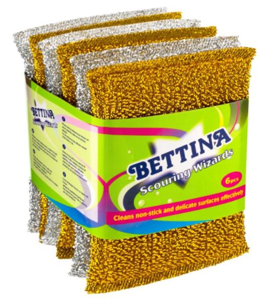 Bettina Scouring Wizards - Assorted Colours - Pack of 5