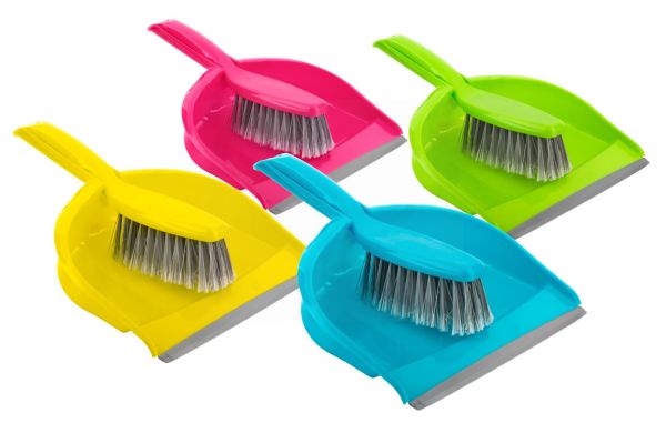 Bettina Large Dustpan And Brush - Assorted Colours