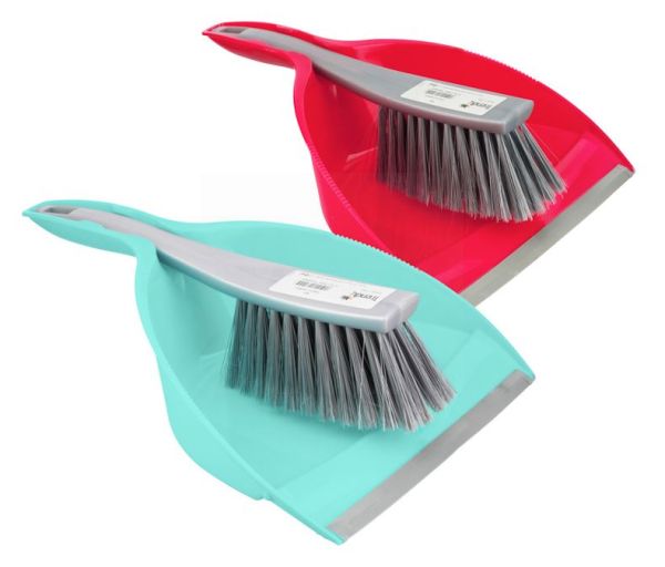 Arix Trendy Dustpan & Brush - Assorted Colours
