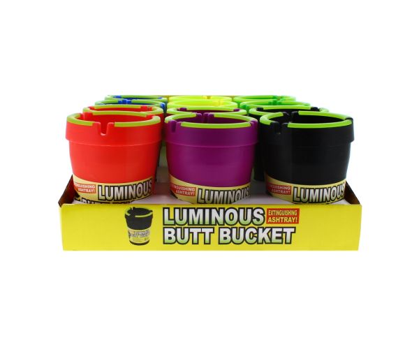 GLOW IN DARK ASH TRAY ASSORTED COLOURS
