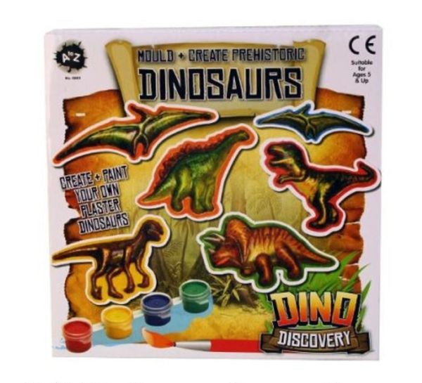 Create And Paint Your Own Plaster Dinosaurs