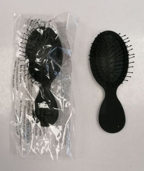Avon Mini Travel Hair Brush - Black - 14cm