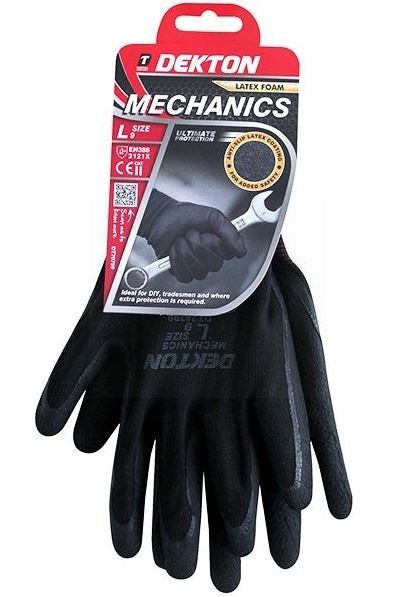 Dekton Latex Foam Ultimate Protection Mechanics Gloves - 9/L
