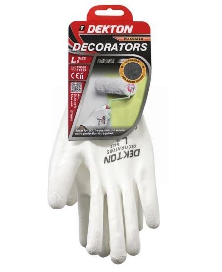 Dekton PU Coated Ultimate Protection Decorators Gloves - 9/L