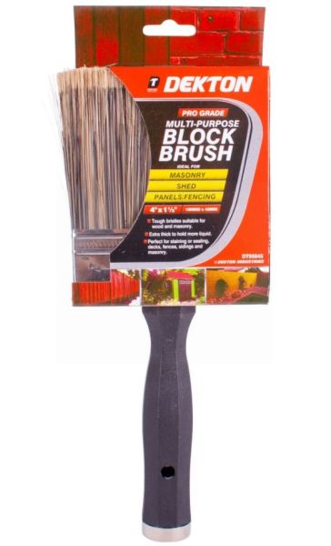 Dekton Pro Grade Multi-Purpose Block Brush - 4" x 1.5"