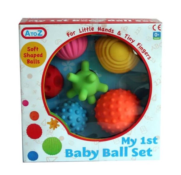 A to Z My 1st Baby Ball Set - 22.5 x 22.5 x 8.5cm
