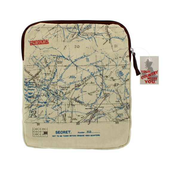 TABLET SLEEVE BAG TRENCH MAP