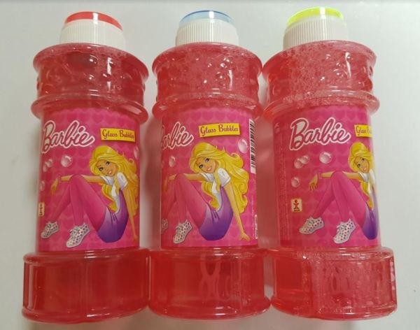 Barbie Glass Bubbles With Ball Game - 300Ml