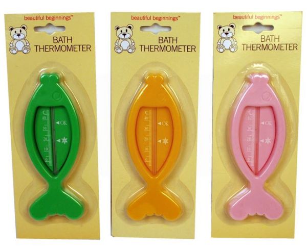 Bath Thermometer - 3 Assorted Colours - Colours May Vary