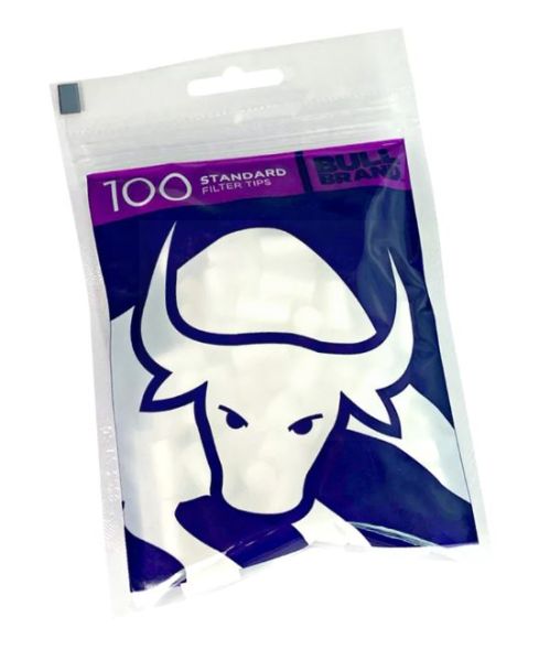 Bull Brand Filter Tips - Standard - Pack of 100