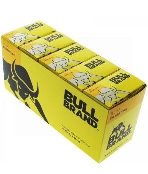 Bull Brand Slim Filter Tips - 10 Box X 165 Filter Tips
