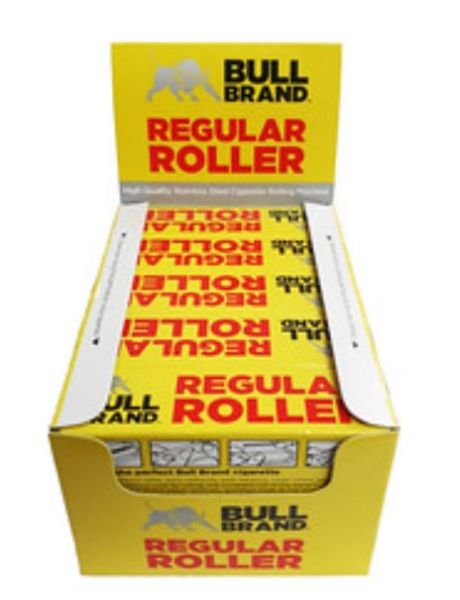 Bull Brand High Quality Stainless Steel Cigarette Rolling Machines - Regular Roller - Pack of 10