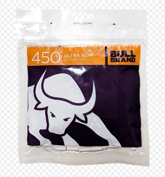Bull Brand Ultra Slim Filter Tips - Pack of 450