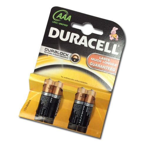 Duracell Aaa Batteries - Pack Of 4