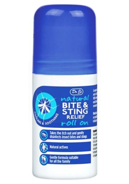 Dr Johnsons Natural Bite & Sting Relief Roll on - Cooling & Soothing - 50ml
