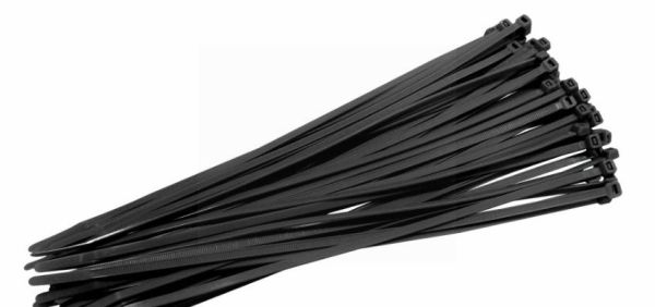 Black Cable Ties - 400mm x 6mm - Pack of 20