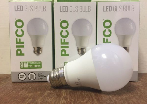 Pifco LED GLS Bulb - E27 Screw Cap - Warm White - 9W - 765 Lumens