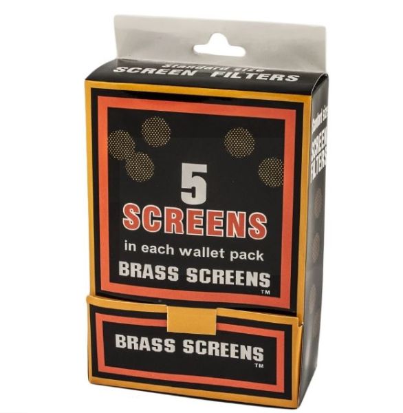Brass 20mm Smocking Gauze Pipe Screen Filter - Box of 100 Packs