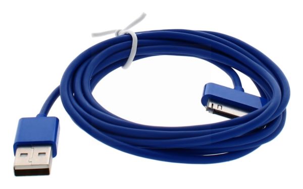 IPHONE 4 CABLE 2M BLUE