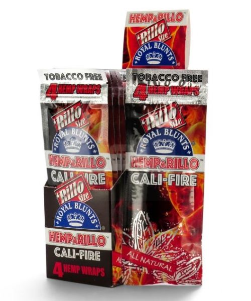 Hemp A Rillo Tobacco Free Royal Blunts - Pack of 15 - Cali-Fire