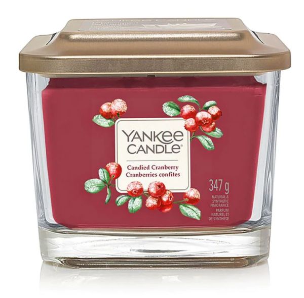 Yankee Candle - Elevation Collection with Platform Lid - Candied Cranberry - 347g 
