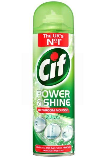 CIF Power & Shine Bathroom Mousse - Citrus - 500ml