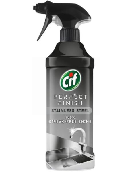 CIF Perfect Finish Stainless Steel - Streak-Free Shine - 435ml 