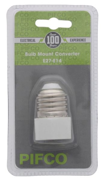 PIFCO BULB MOUNT CONVERTER (SCREW) - E27 E14 