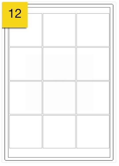 LL12 ADDRESS LABELS - 500 SHEETS