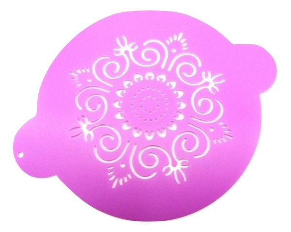 CAKE DECORATING FILIGREE CAKE TOP STENCIL