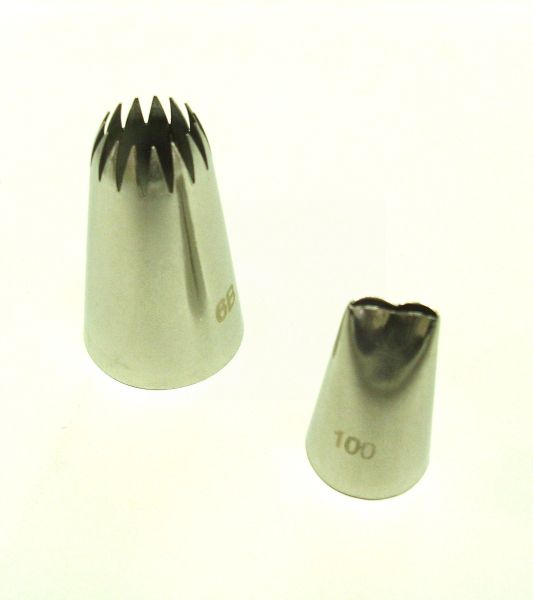 CAKE DECORATING LARGE FRENCH OPEN STAR NOZZLE