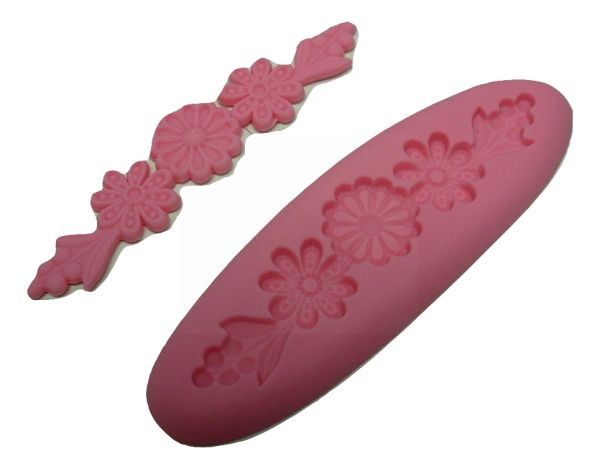 CAKE DECORATING LACE FLOWER MOULD