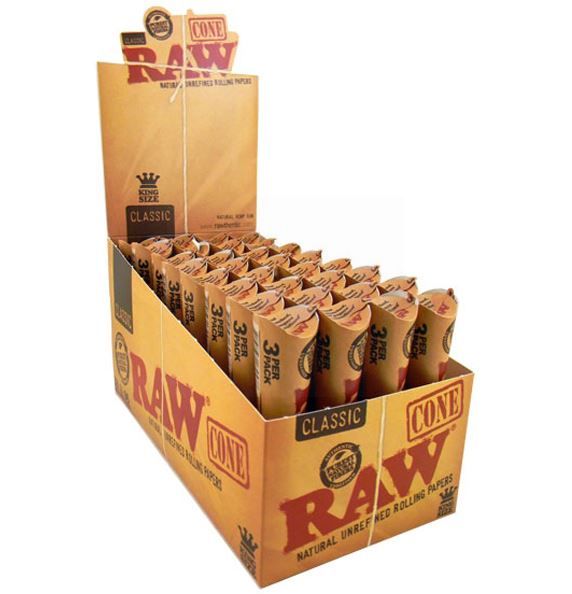 Classic Raw Cone - King Size - Pack of 32