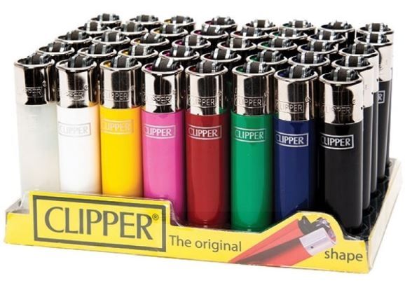 Clipper Large Super Lighters - Original Shape - Assorted Colours