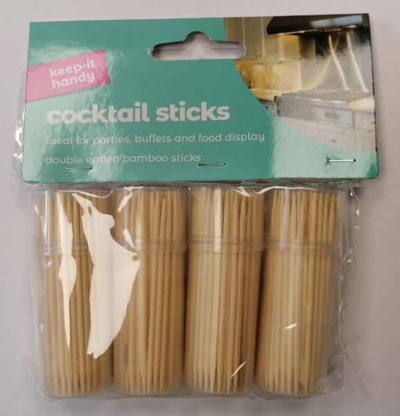 Keep it Handy Cocktail Sticks - Pack of 4 - 100 Sticks Per Pack
