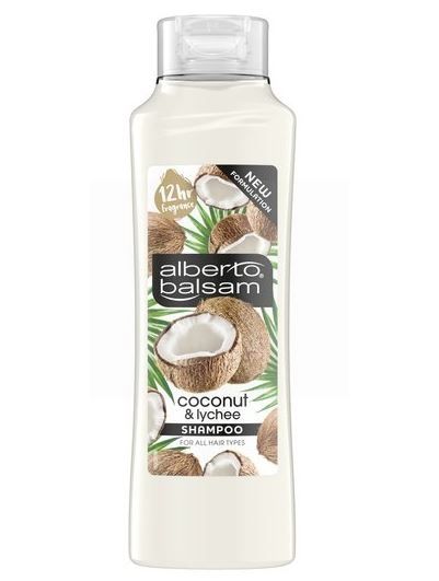 Alberto Balsam Coconut & Lychee Shampoo - For All Hair Types - 350ml