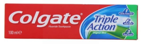 Colgate Triple Action Toothpaste - Original Mint - 100Ml 