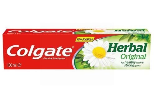 Colgate Herbal Fluoride Toothpaste for Healthy Teeth & Strong Gums - Original - 100ml