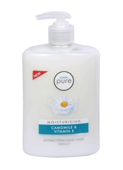 Cussons Pure Anti-Bacterial Hand Wash with Camomile & Vitamin E - Moisturising - 500ml