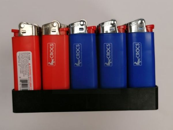 Crocs Premium Disposable Pocket Lighter with Pre-Adjusted Flame 50PK