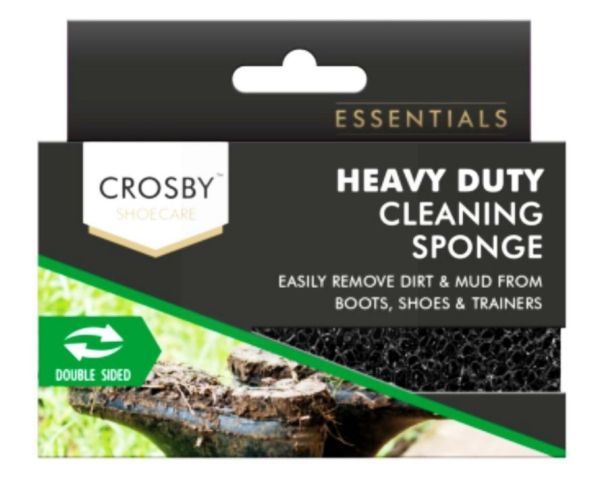 Crosby Shoecare - Double Sided Heavy Duty Cleaning Sponge