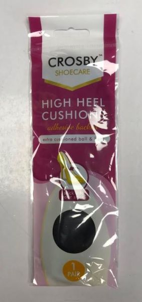 Crosby Shoe Care - High Heel Cushions - Black - Pack of 1 Pair