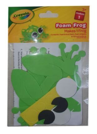 Crayola Foam Frog Kit - Colours May Vary