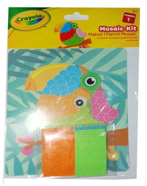 Crayola Felt Parrot Mosaic Kit - Colours May Vary