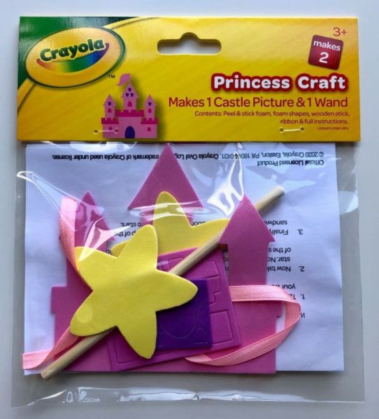 Crayola Princess Craft - Castle & Wand Kit - Colours May Vary