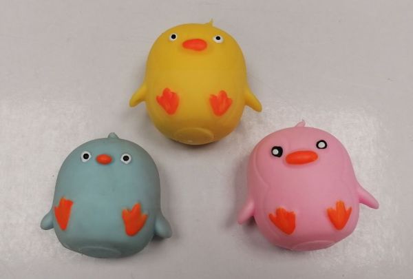 Cute Bird Sensory Squishy Toy - Assorted Shapes and Colours - 7cm